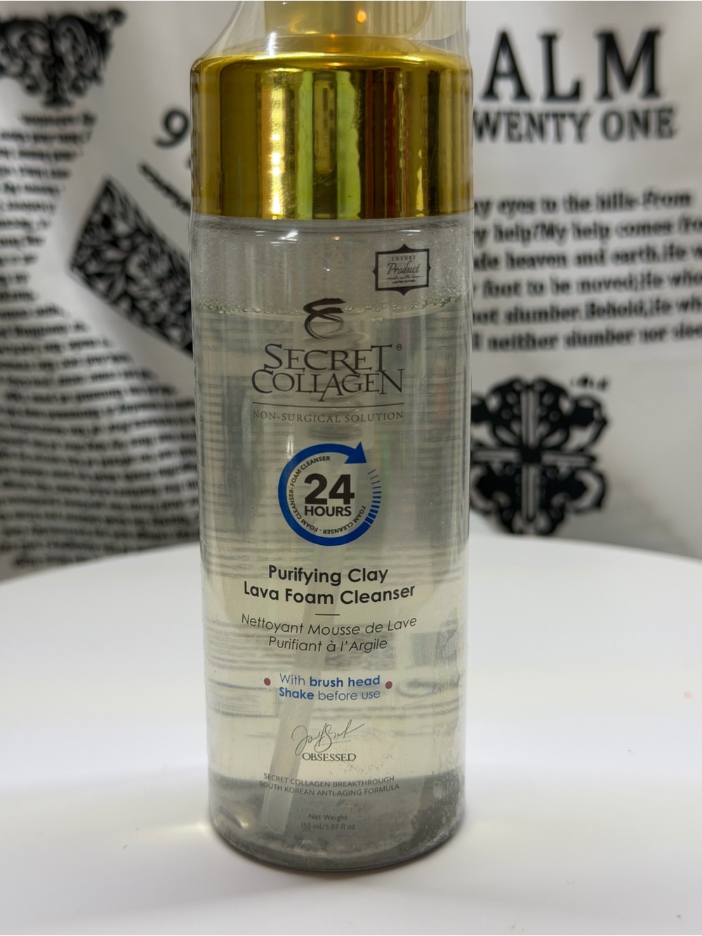 New Secret Collagen Purifying Clay Lava Foam Cleanser